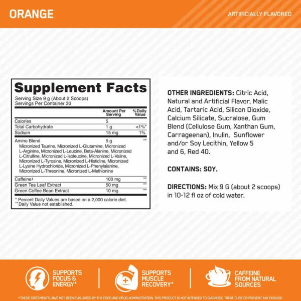 Alternative view of Amino Energy Optimum Nutrition