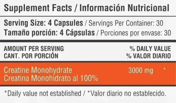 Alternative view of Creatine Monohydrate Healthy Sports