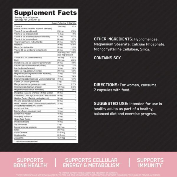 Alternative view of Opti Women Optimum Nutrition