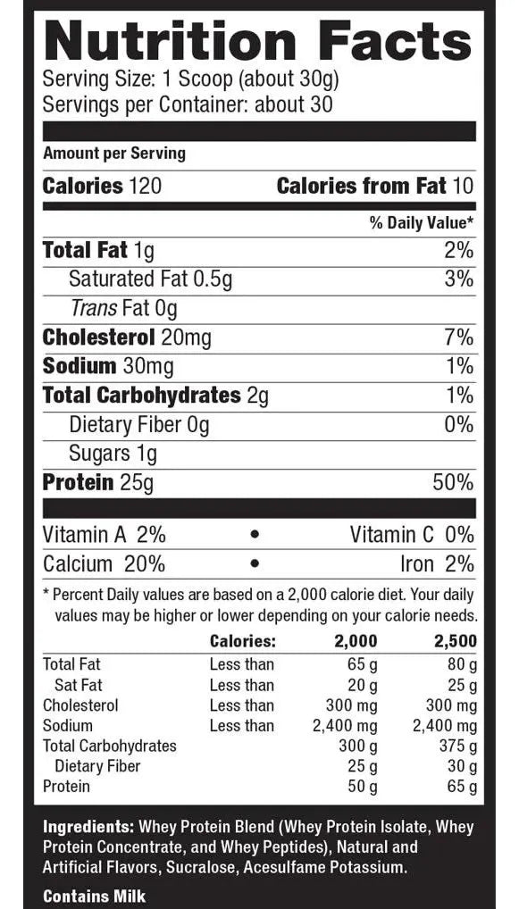 Alternative view of Prostar Whey Ultimate Nutrition