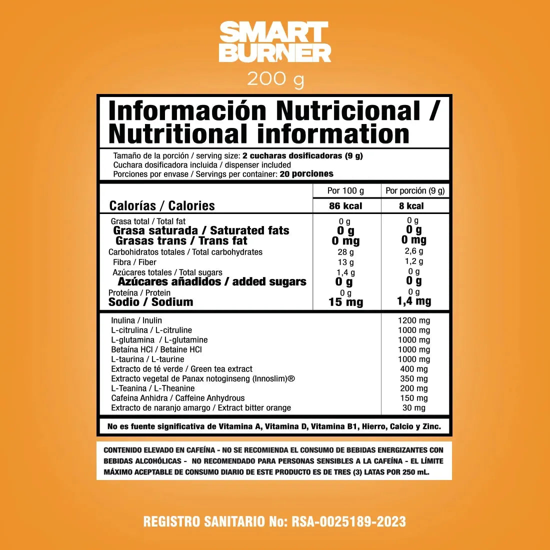 Smart Burner Smart Nutrition - Imagen 4