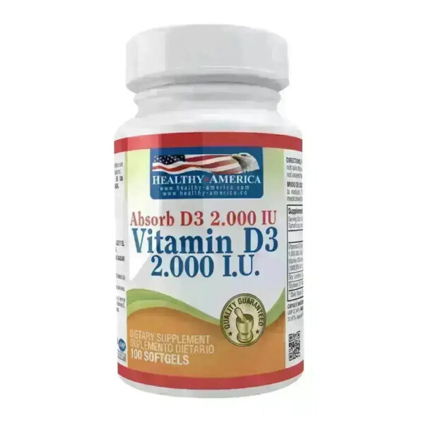 Vitamin D3 2.000 IU Healthy America