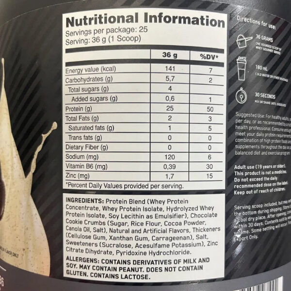 Alternative view of Whey Gourmet Series Optimum Nutrition
