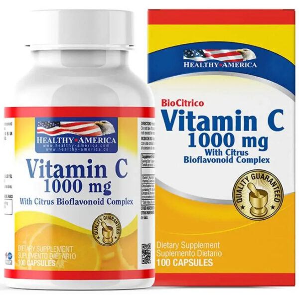 Vitamin C 1.000 Plus Bioflavonoides Healthy America