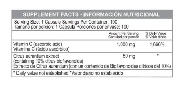 Alternative view of Vitamin C 1.000 Plus Bioflavonoides Healthy America